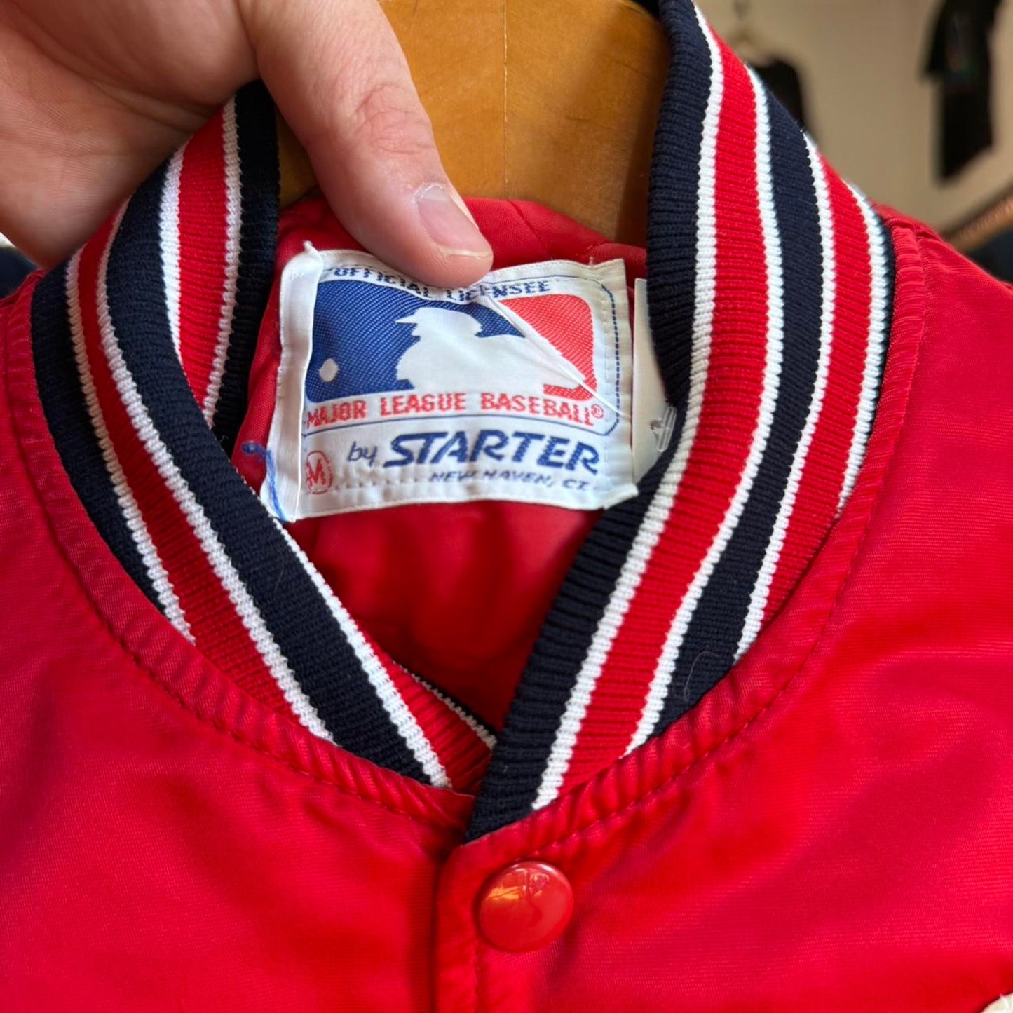 Vintage 90s Saint Louis Cardinals Starter Satin Jacket - Medium