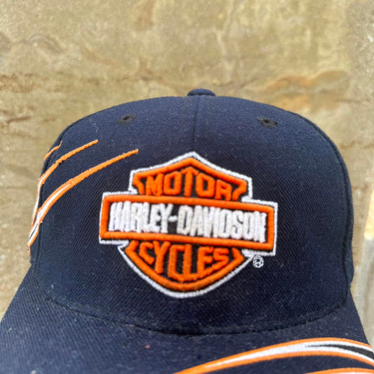 Vintage Harley Davidson Motorcycle Biker Cap