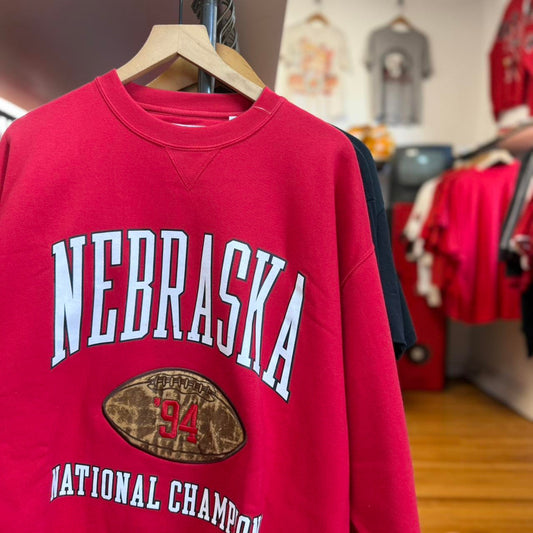Vintage 90s Nebraska Huskers National Champions Crewneck