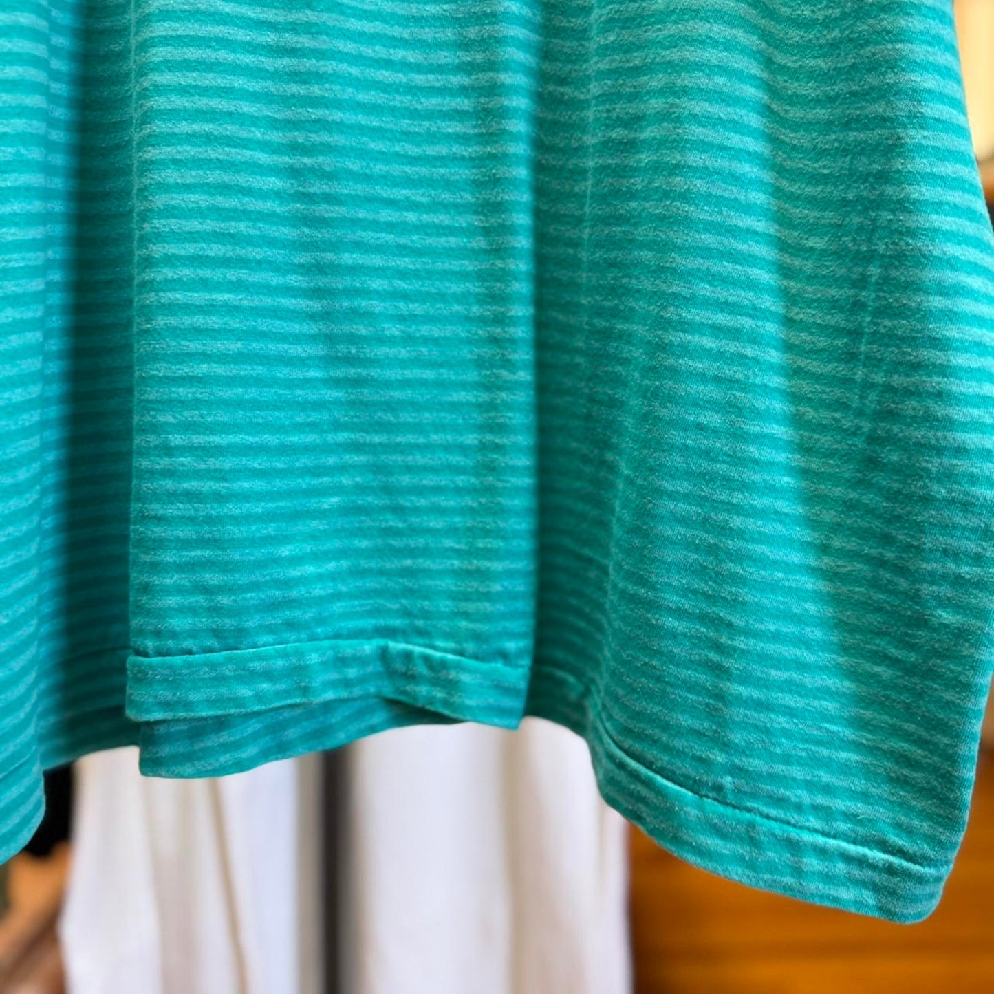 Vintage Dodge Van Striped Glitter Print T-Shirt