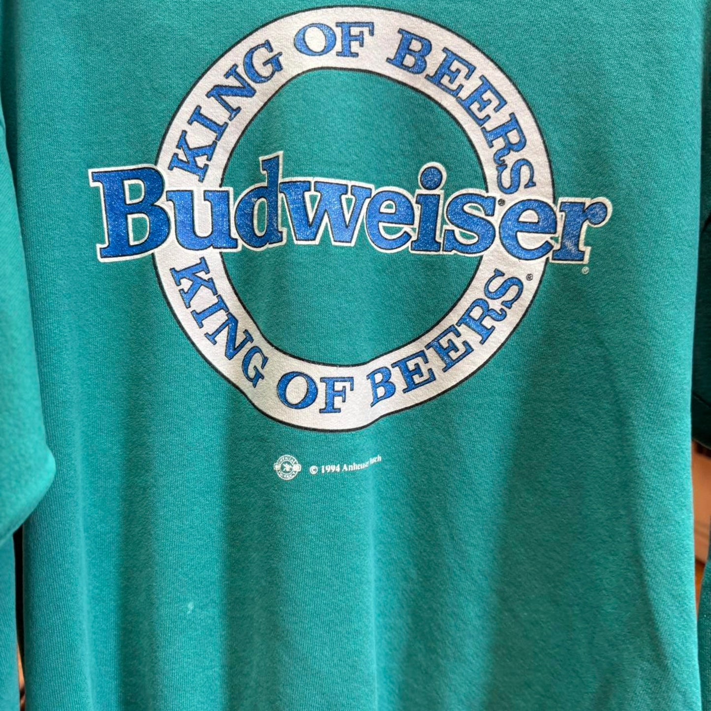 Vintage 90s Budweiser King of Beers Alcohol Crewneck