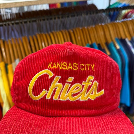 Vintage 90s Kansas City Chiefs NFL SS Script Cap