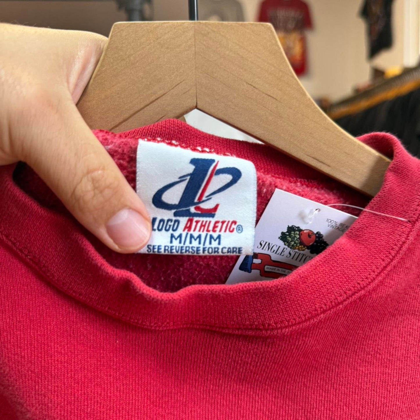 Vintage 90s Nebraska Huskers Embroidered Crewneck