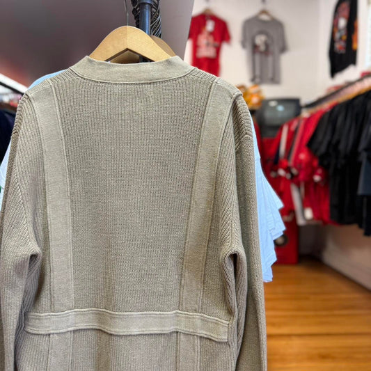 Vintage 90s Polo Ralph Lauren Tri Pocket Cardigan - Large