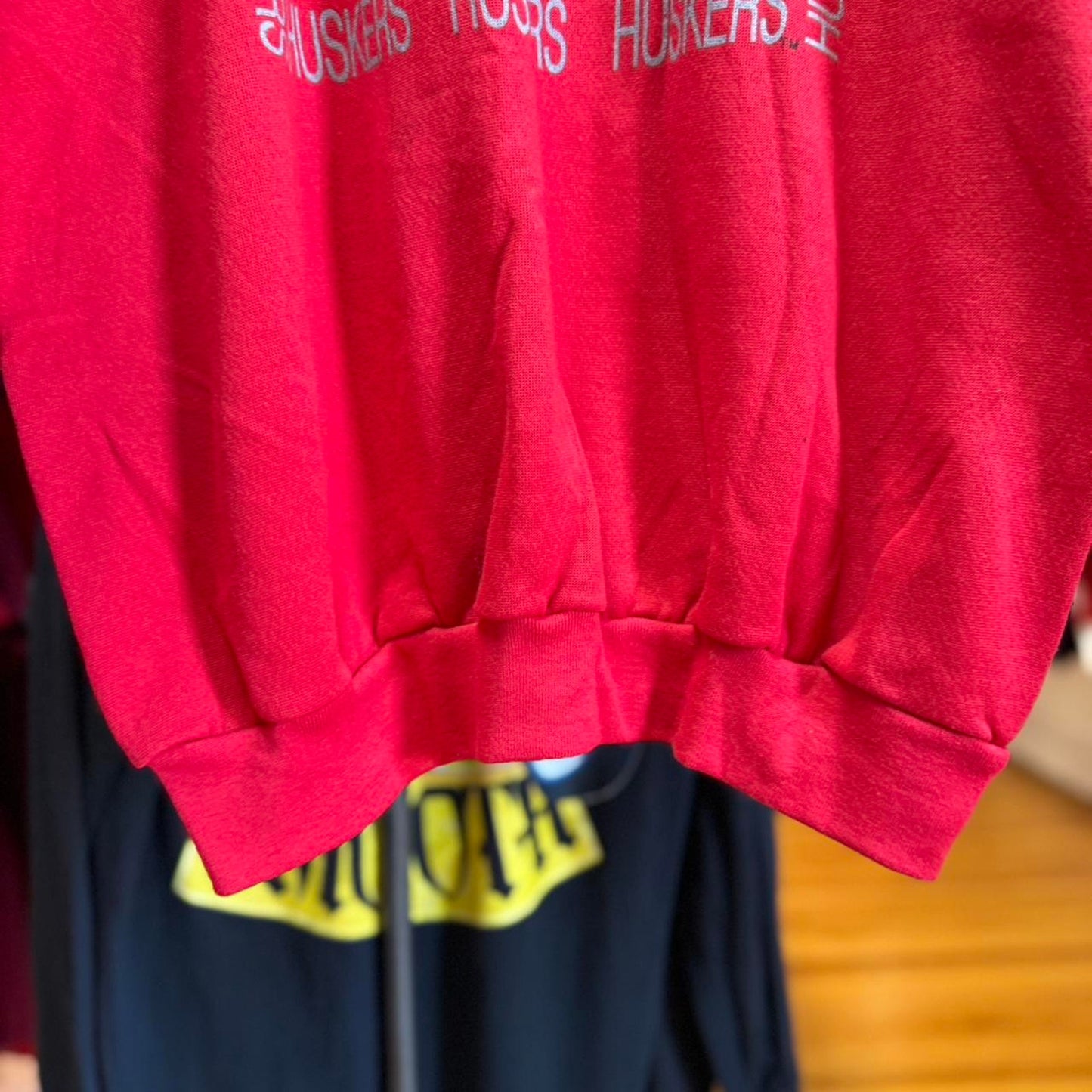 Vintage 90s Nebraska Huskers National Champs Football Crewneck