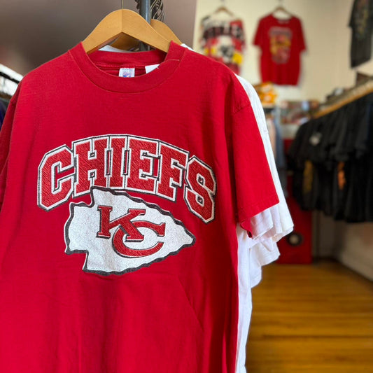 Vintage 90s Kansas City Chiefs KC Arrowhead NFL T-Shirt