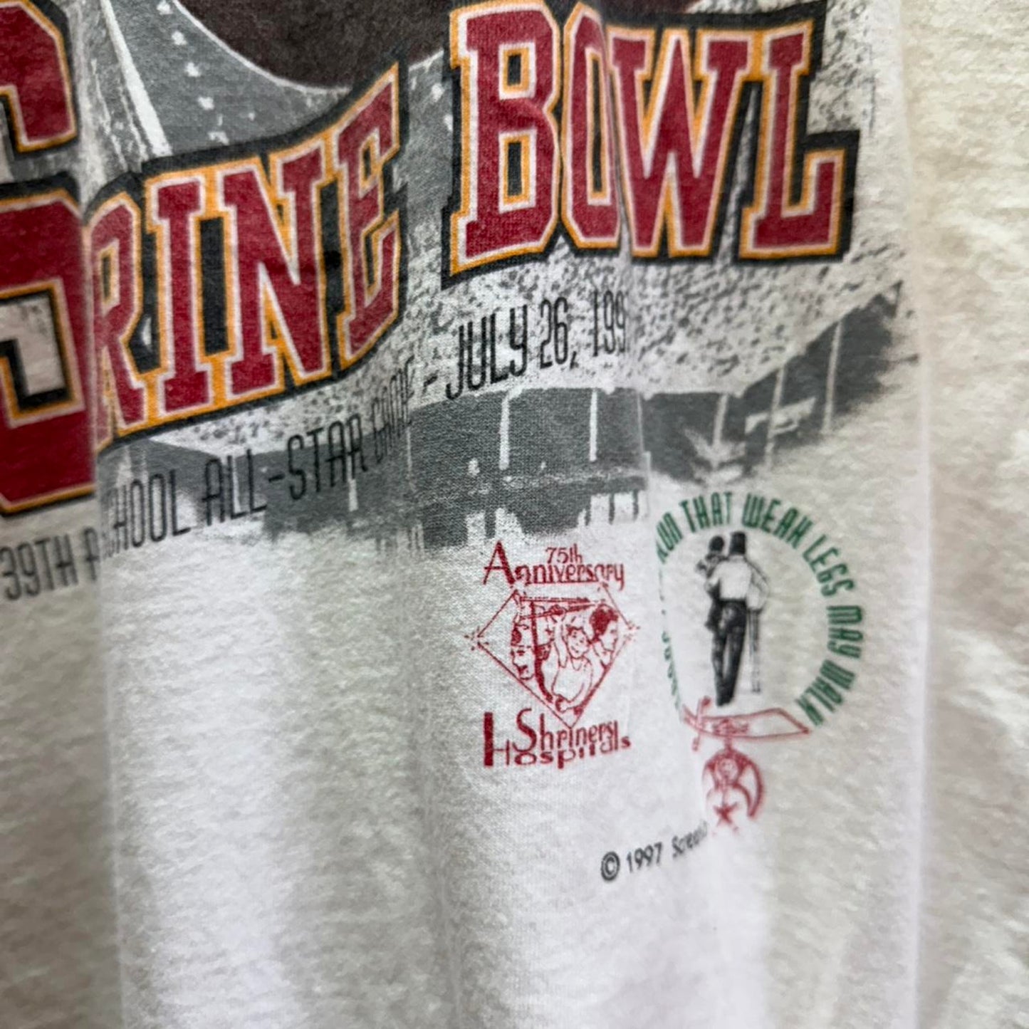 Vintage Nebraska Huskers Shrine Bowl T-Shirt