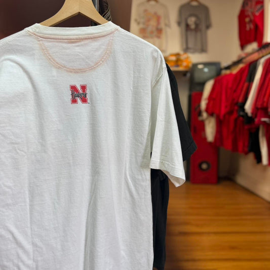 Vintage 90s Nebraska Huskers Cornhuskers Football T-Shirt - Large