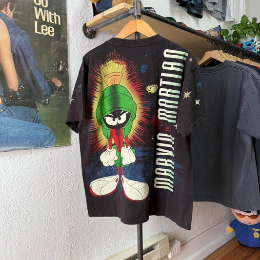 Vintage 90s Marvin the Martian Looney Tunes AOP T-Shirt - X-Large