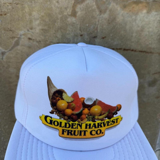 Vintage 80s Golden Harvest Fruit Co Snapback