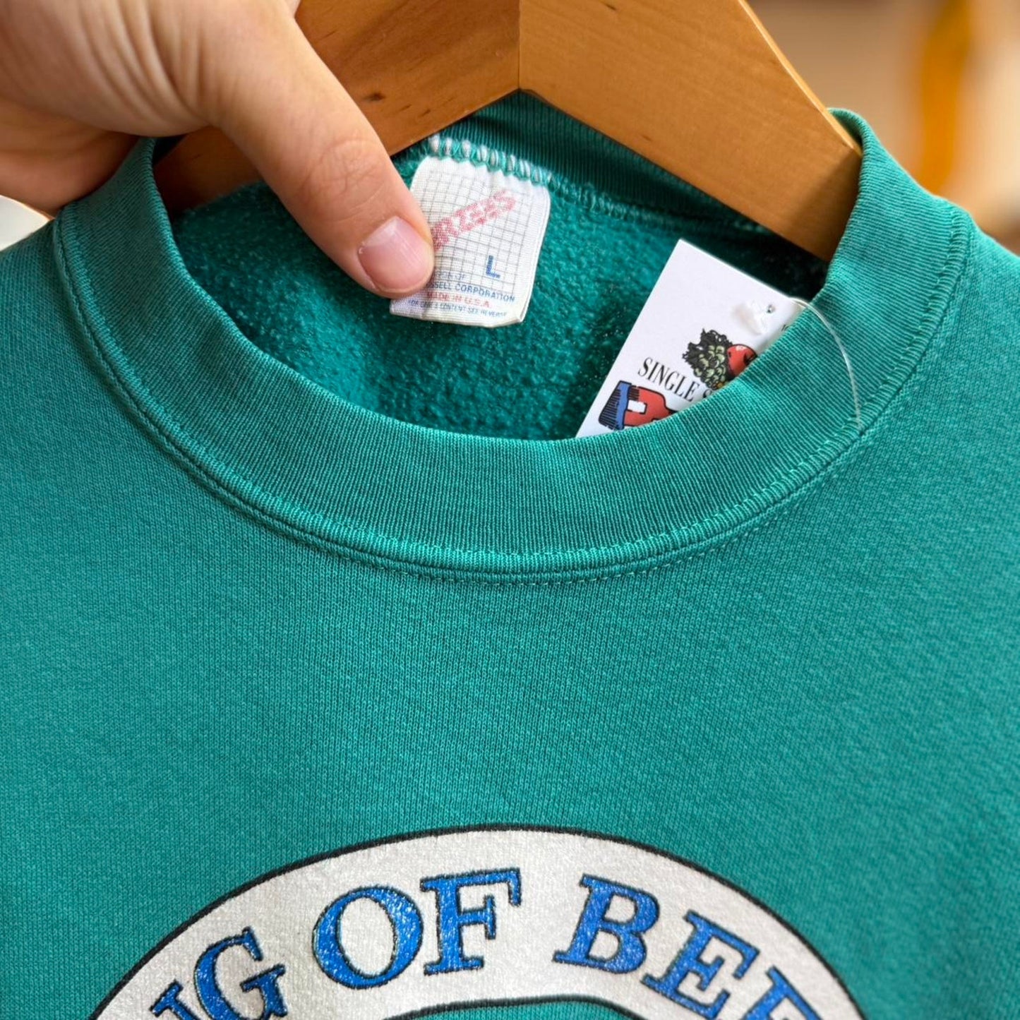 Vintage 90s Budweiser King of Beers Alcohol Crewneck