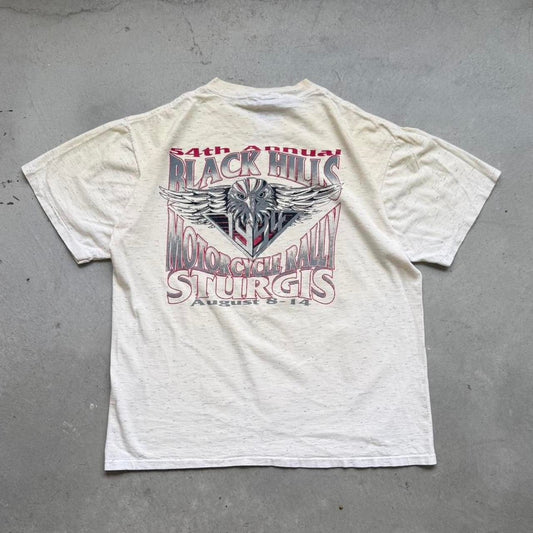 Vintage 1994 Sturgis Black Hills Motorcycle Biker T-Shirt - Large