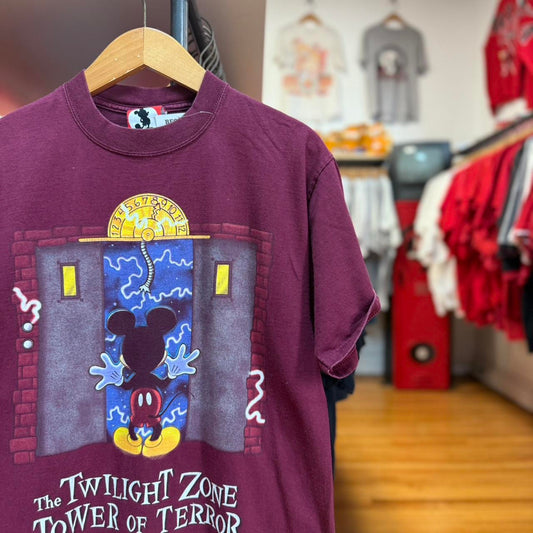 Vintage 90s Disney Mickey Mouse Twilight Zone T-Shirt