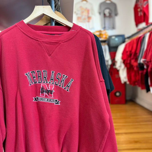 Vintage 90s Nebraska Huskers Football Crewneck