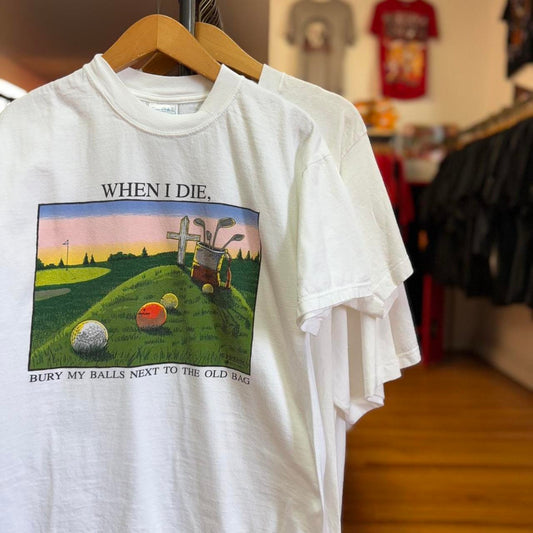 Vintage 90s Golfing Golf Funny Humor T-Shirt