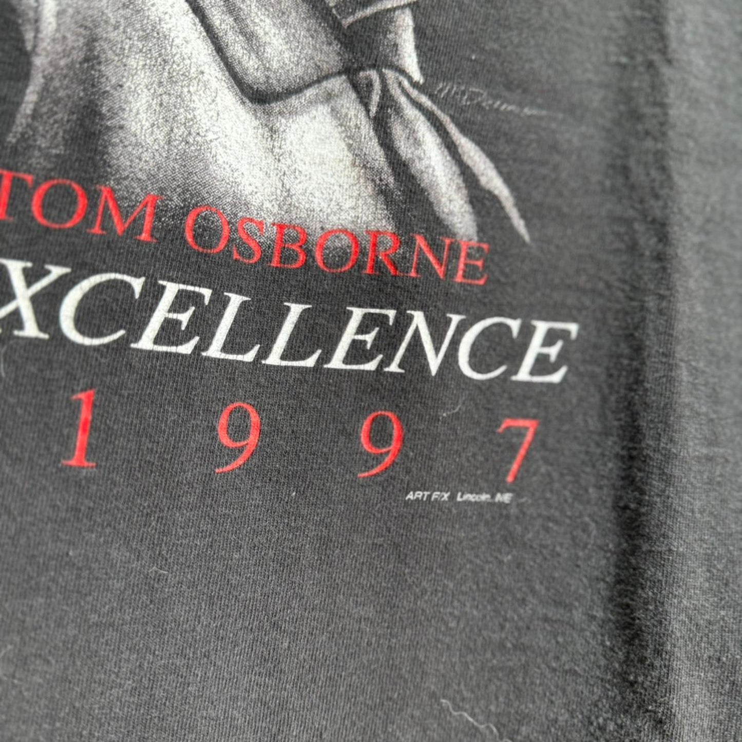 Vintage 90s Nebraska Huskers Thanks Coach Tom Osborne T-Shirt