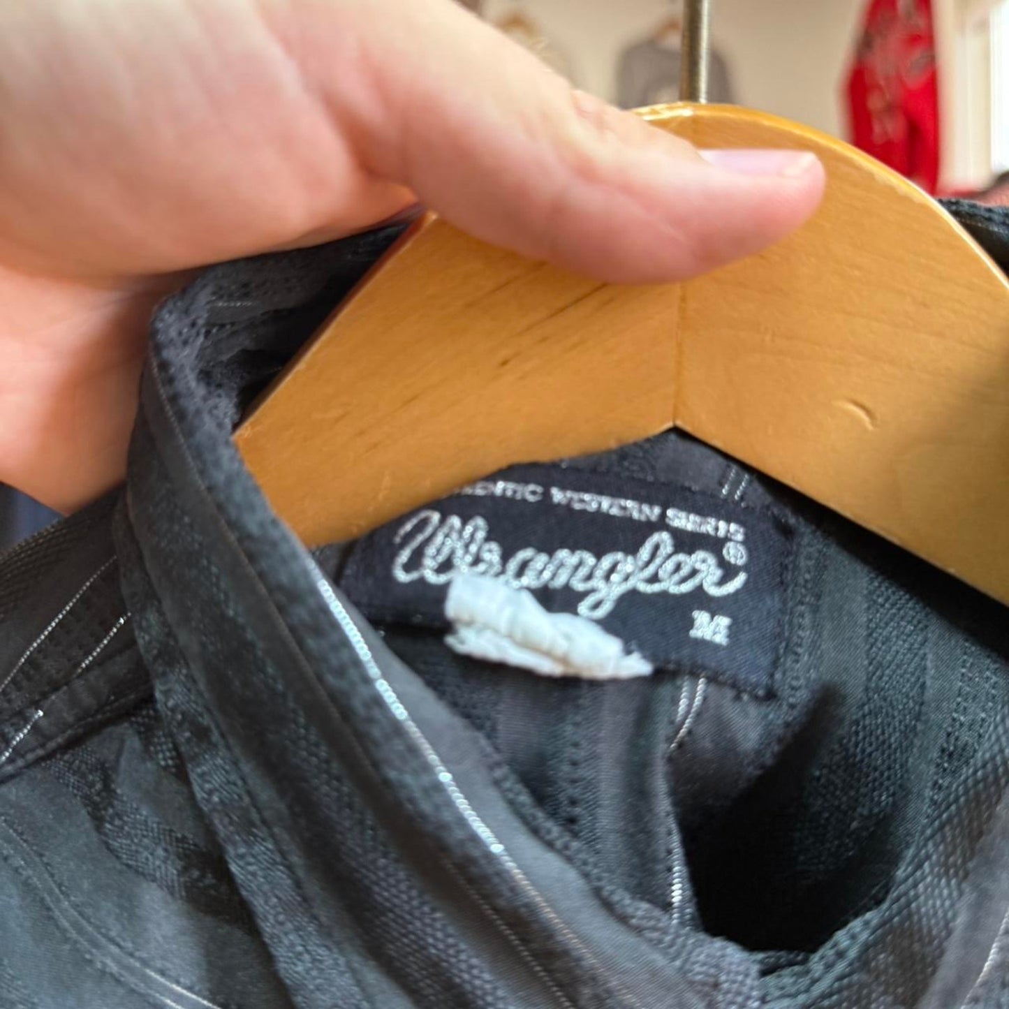 Vintage 90s Wrangler Pearl Snap Shirt - Medium