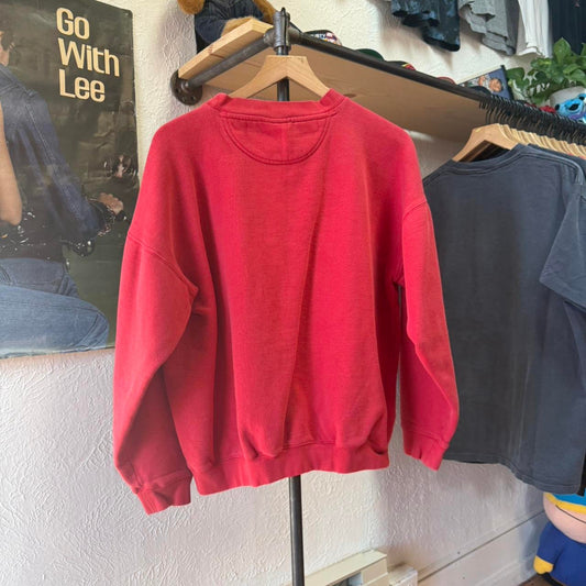 Vintage 90s Nebraska Huskers Embroidered Crewneck - Large