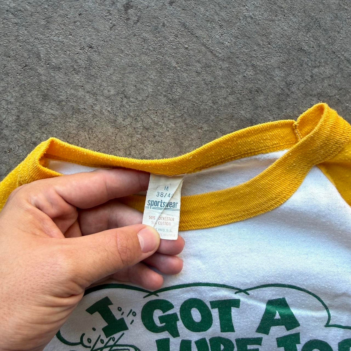 Vintage 80s I Got a Lube Job T-Shirt - Medium