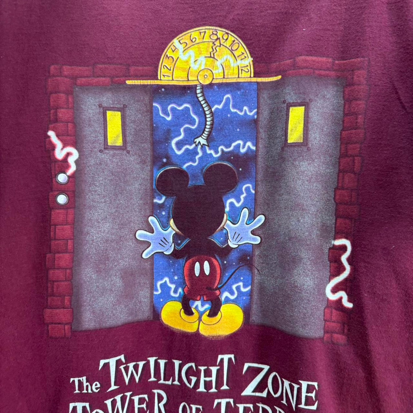 Vintage 90s Disney Mickey Mouse Twilight Zone T-Shirt