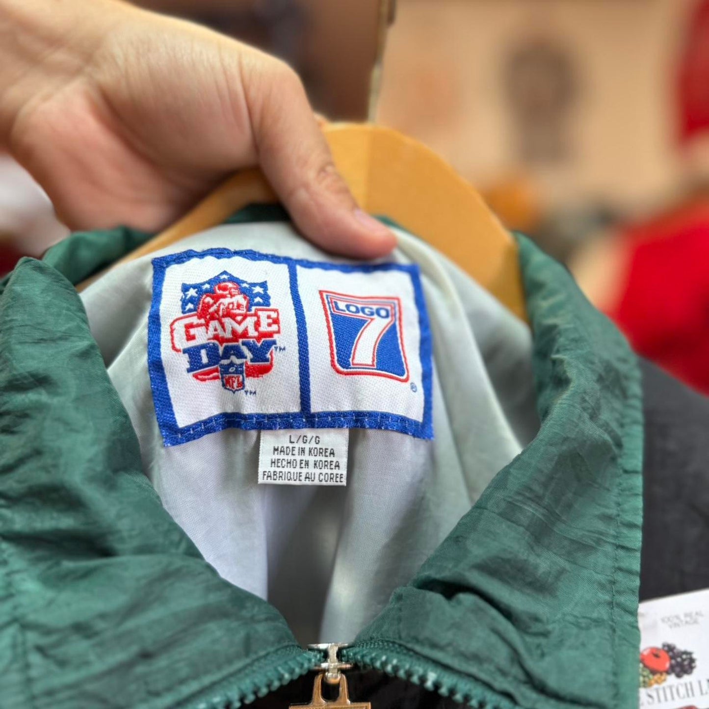 Vintage 90s Green Bay Packers Windbreaker Jacket
