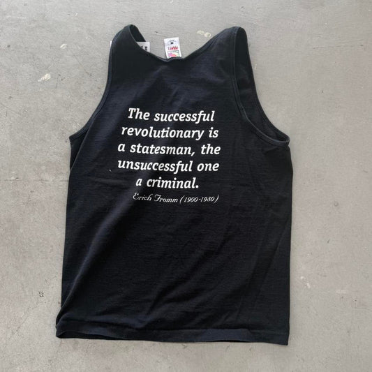 Vintage 90s Motorcycle Abate Biker Tank Top T-Shirt - Large
