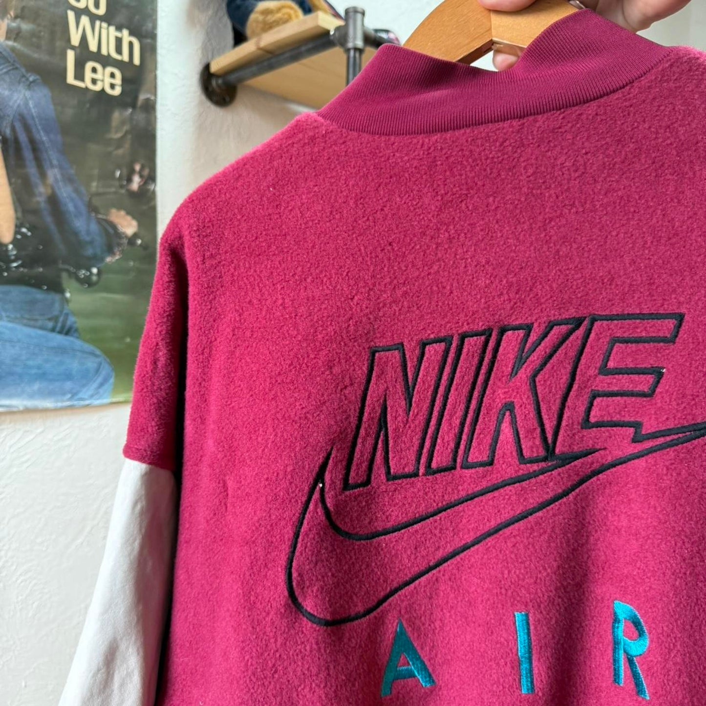 Vintage 90s Nike Air Letterman Jacket - Large