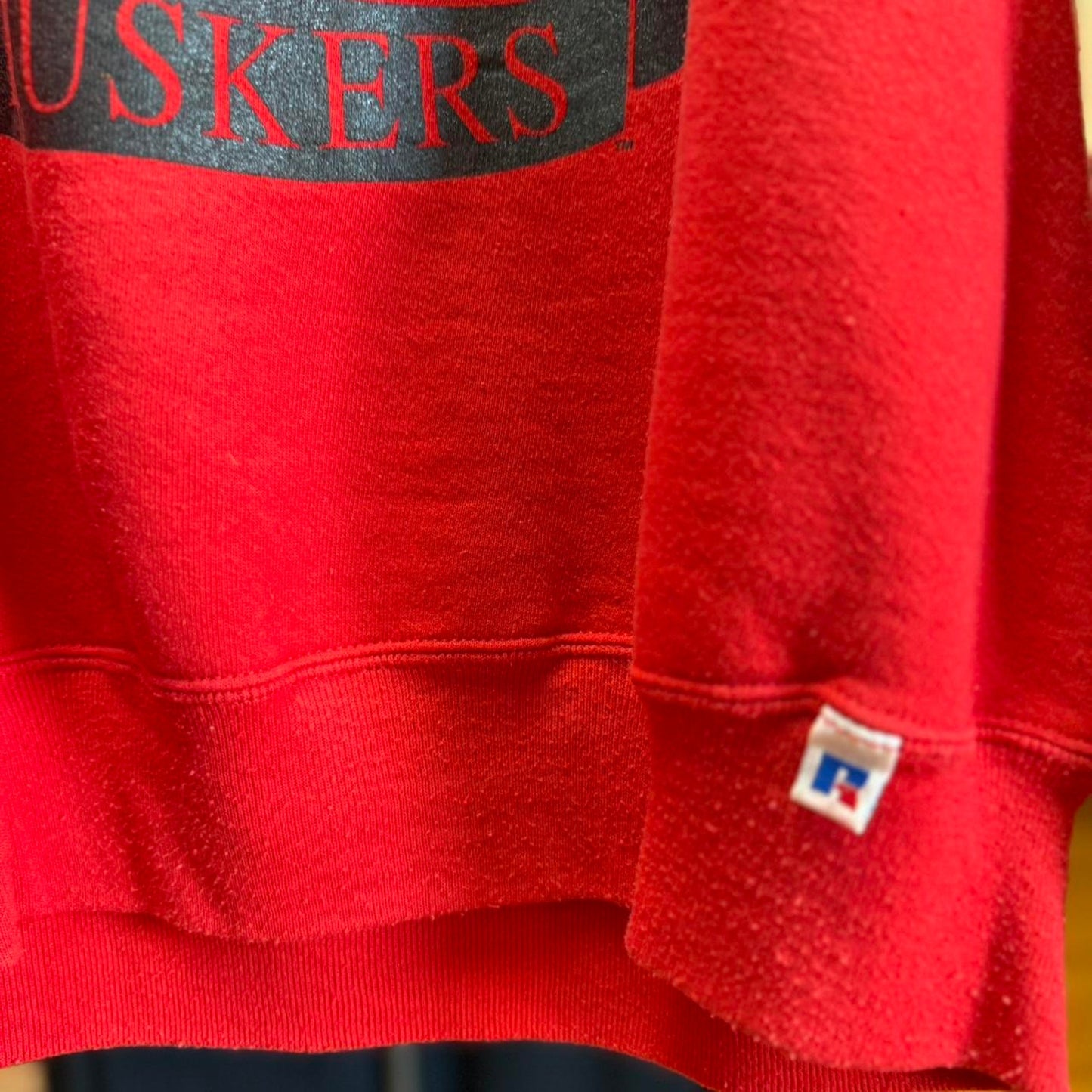 Vintage 90s Nebraska Huskers Football Russell Athletic Crewneck