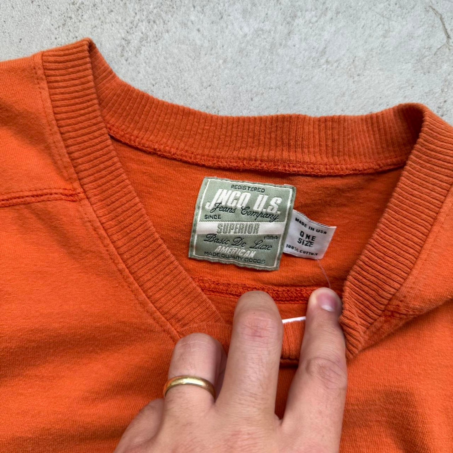 Vintage 90s JNCO Jeans Pocket Skater T-Shirt - X-Large