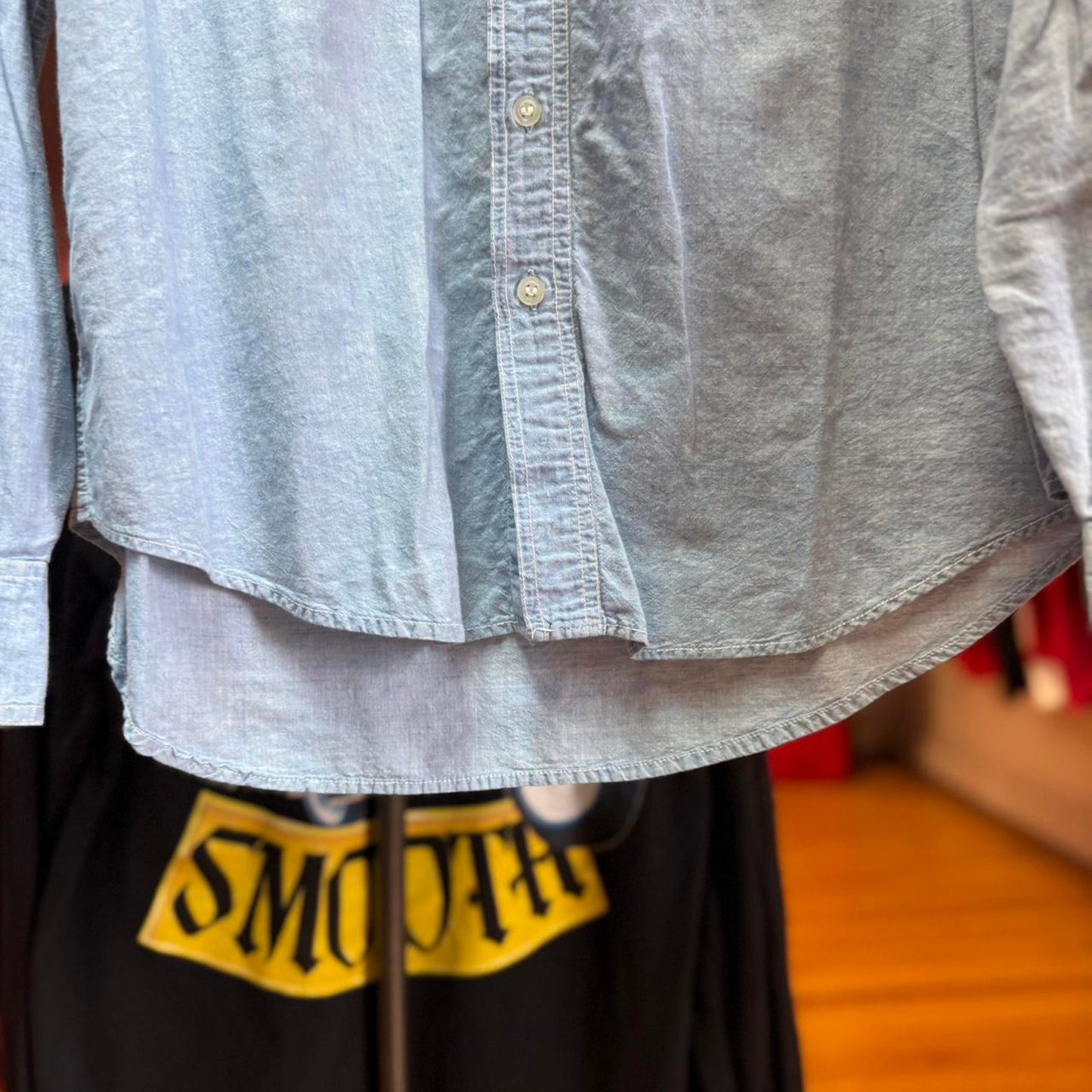 Vintage 80s Pier Connection Pocketed Shirt - Large