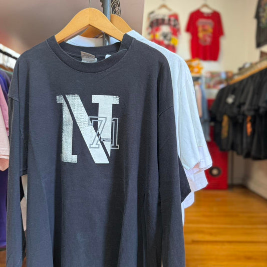 Vintage 90s Nike Swoosh Check Long Sleeve Shirt