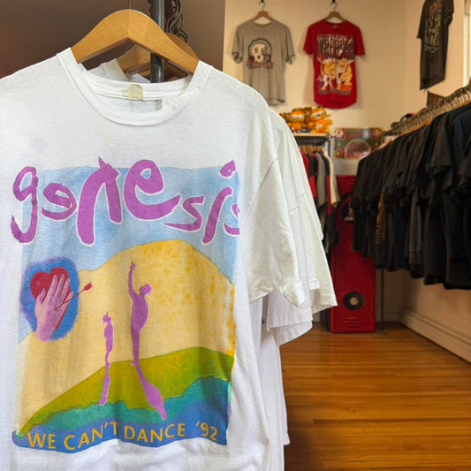 Vintage 90s Genesis We Can Dance World Tour Band T-Shirt