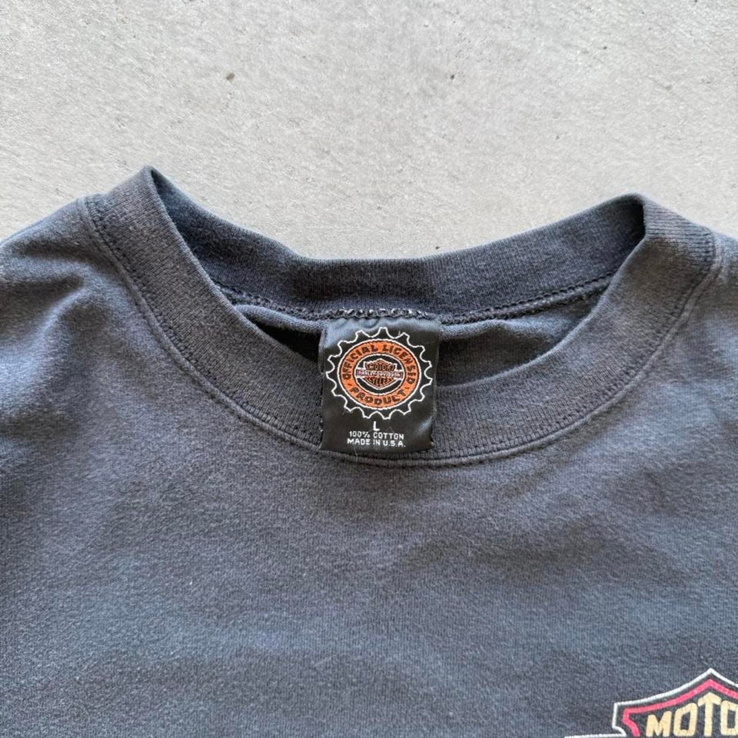Vintage Harley Davidson Take the Bus Biker Motorcycle T-Shirt - Large