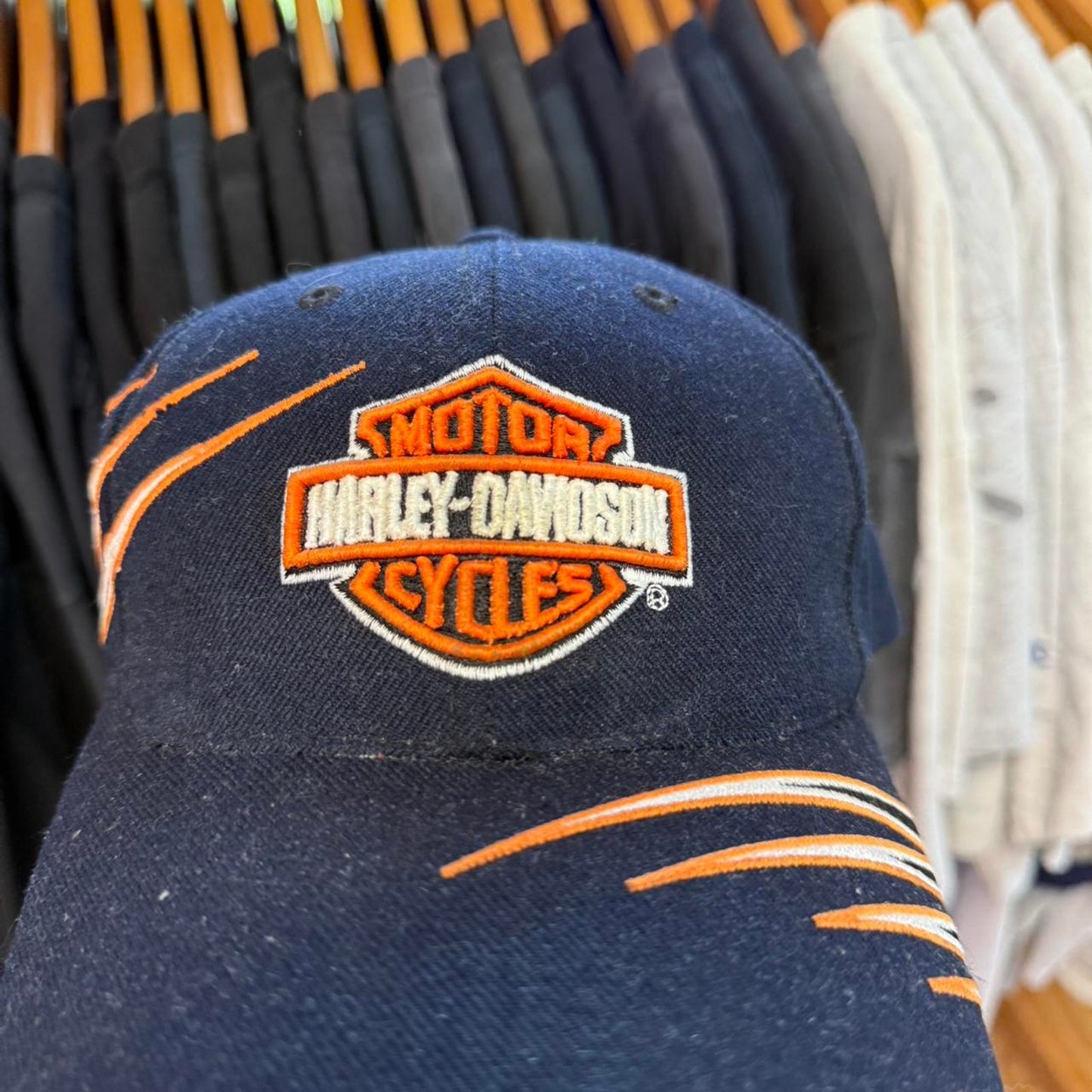 Vintage 90s Harley Davidson Motorcycles Biker Cap