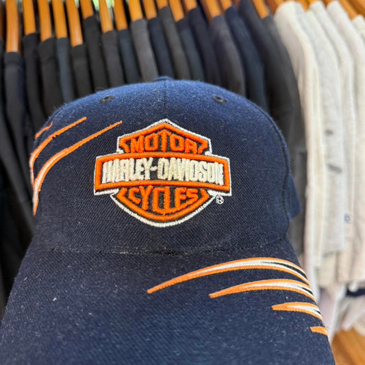 Vintage 90s Harley Davidson Motorcycles Biker Cap