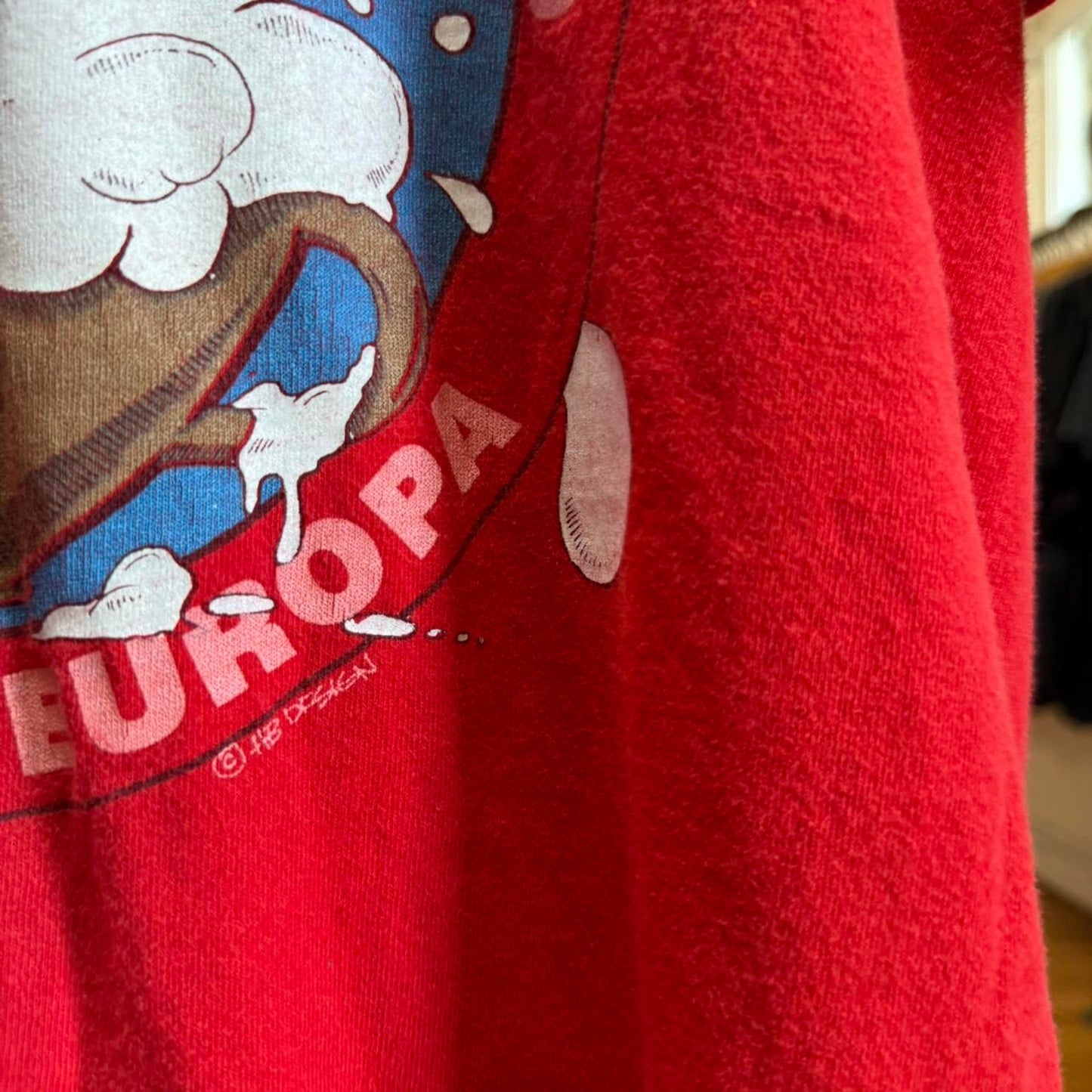 Vintage 90s Coffee Europa Cappuccino Espresso T-Shirt