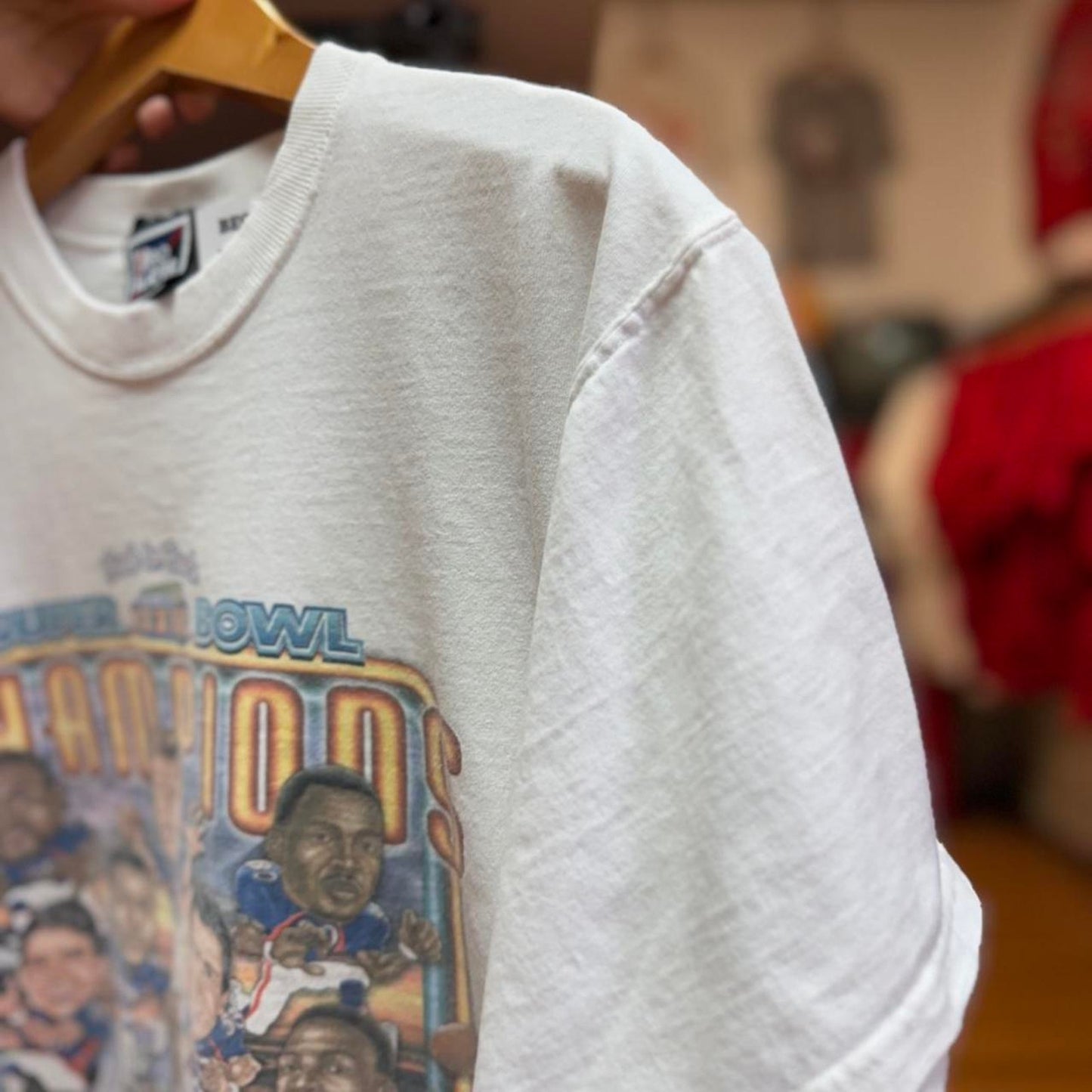Vintage 90s Denver Broncos Super Bowl Champions Caricature T-Shirt