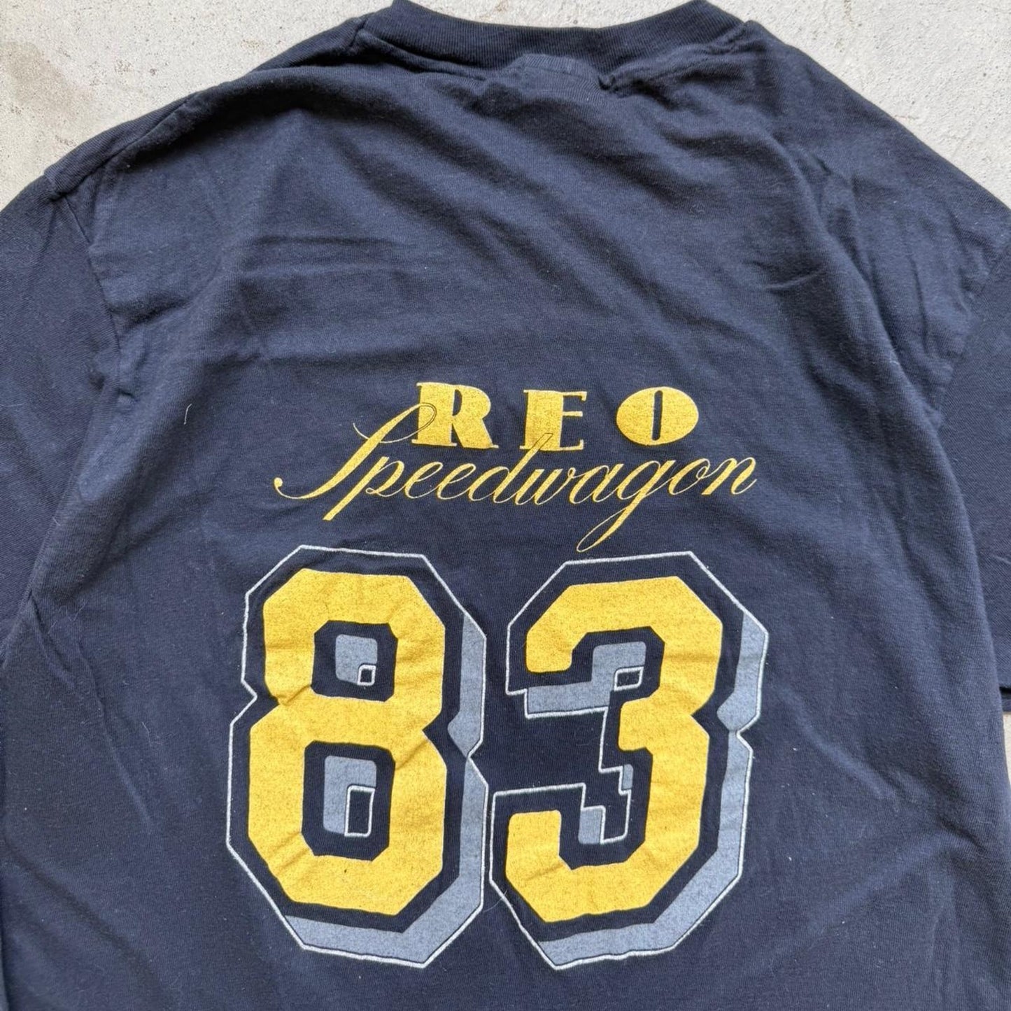 Vintage 1983 REO Speedwagon Band Concert T-Shirt - X-Large