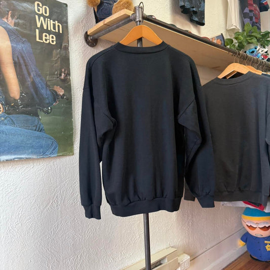Vintage 90s Mont Saint Michel France Art Crewneck - Large