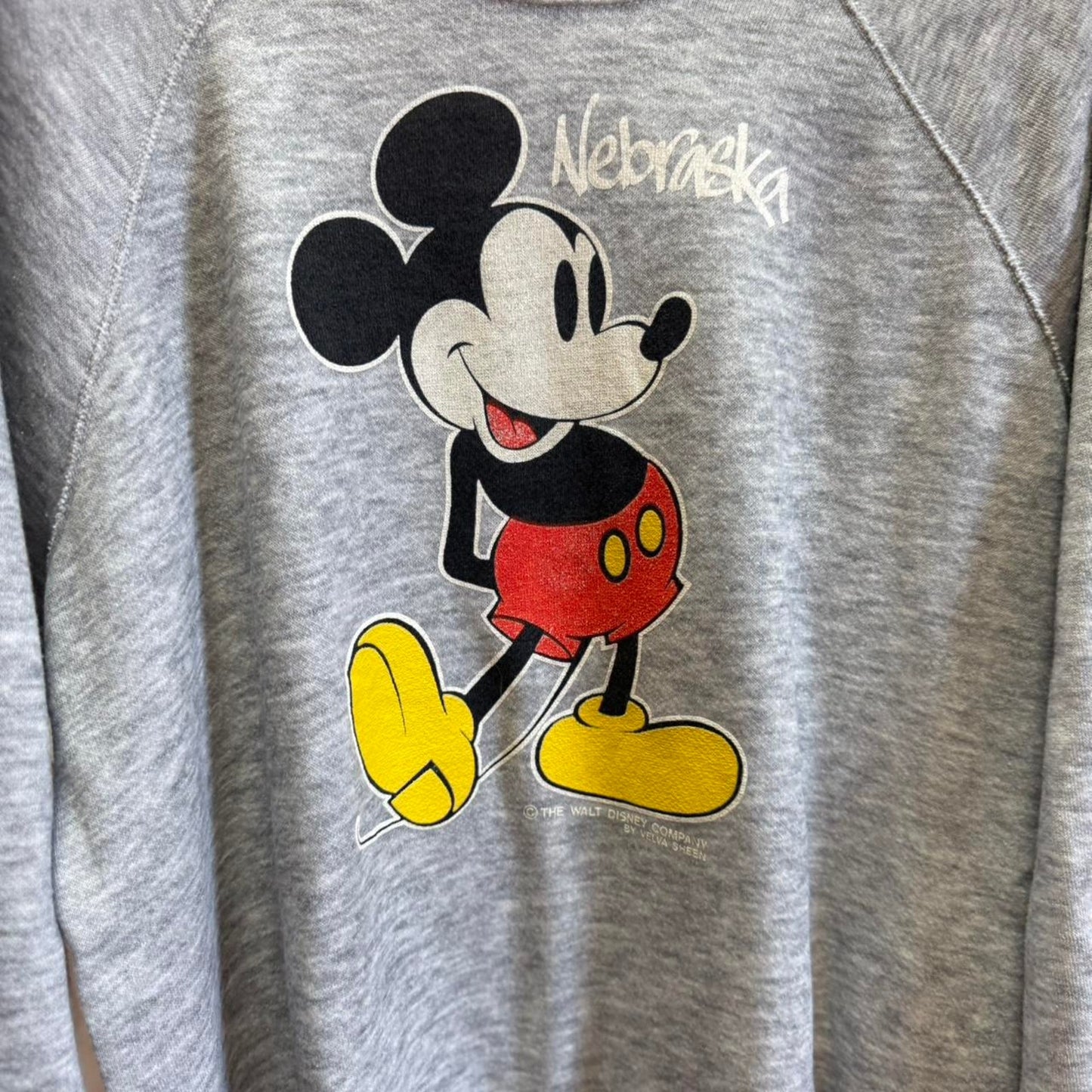 Vintage 80s Disney Mickey Mouse Cartoon Crewneck