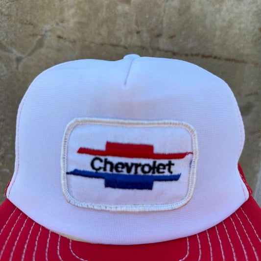 Vintage 89s Chevrolet Patch Trucker Cap