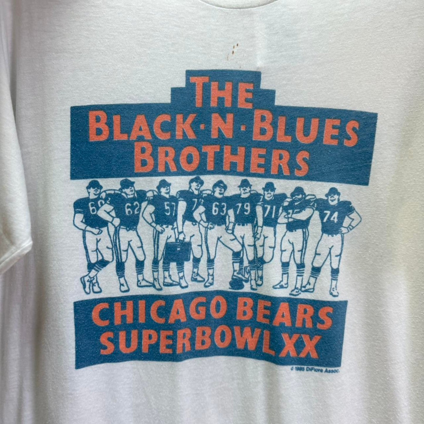 Vintage 80s Chicago Bears Super Bowl XX T-Shirt