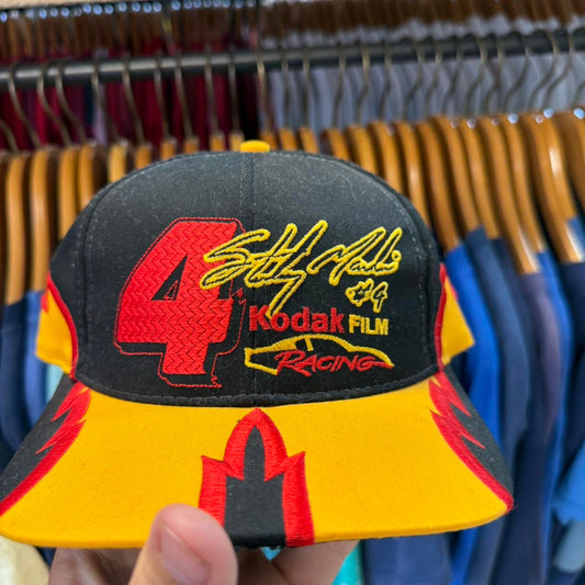 Vintage 90s Kodak Racing NASCAR Snapback