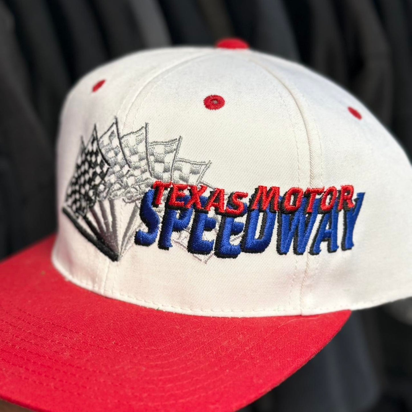 Vintage 90s Texas Motor Speedway NASCAR Racing Race Car Snapback