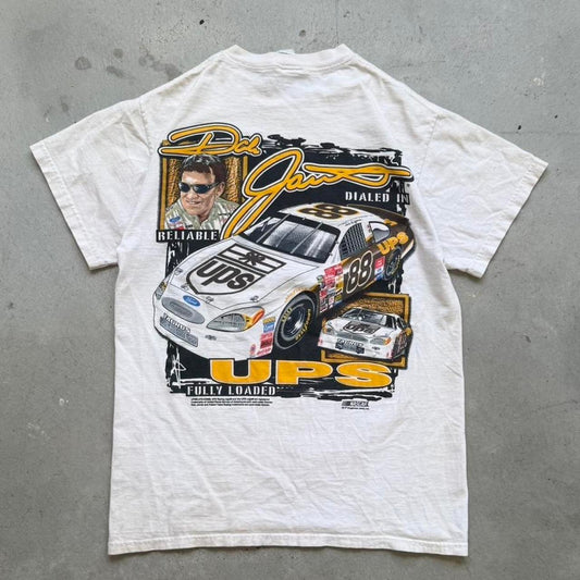 Vintage Y2K NASCAR Dale Jarrett Racing Race Car T-Shirt - Medium