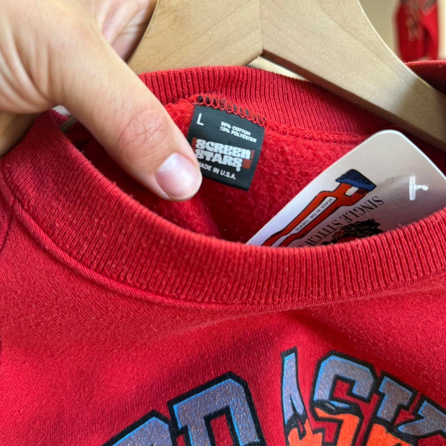Vintage 90s Nebraska Huskers School Crest Crewneck