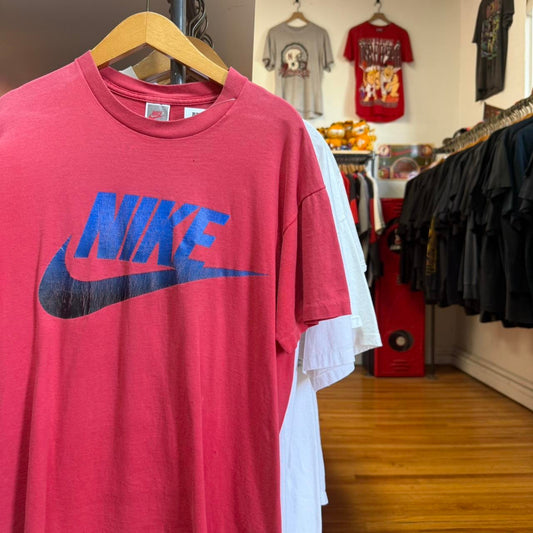 Vintage 90s Nike Swoosh Check Logo T-Shirt
