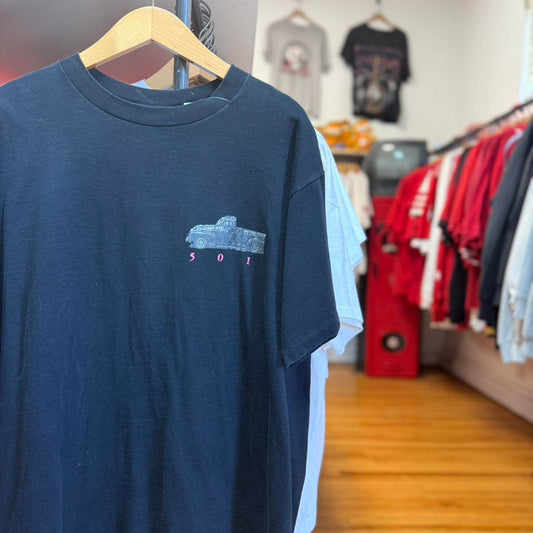 Vintage 90s Levi’s 501 Truck Denim Promo T-Shirt - Large