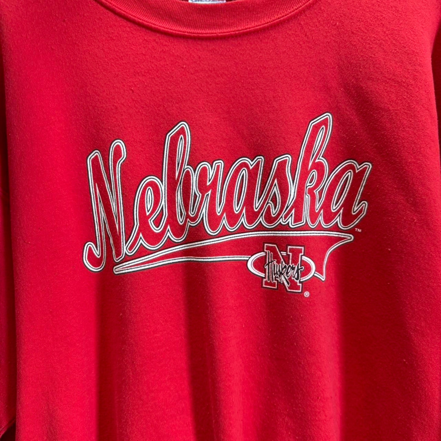 Vintage 90s Nebraska Huskers Football Crewneck