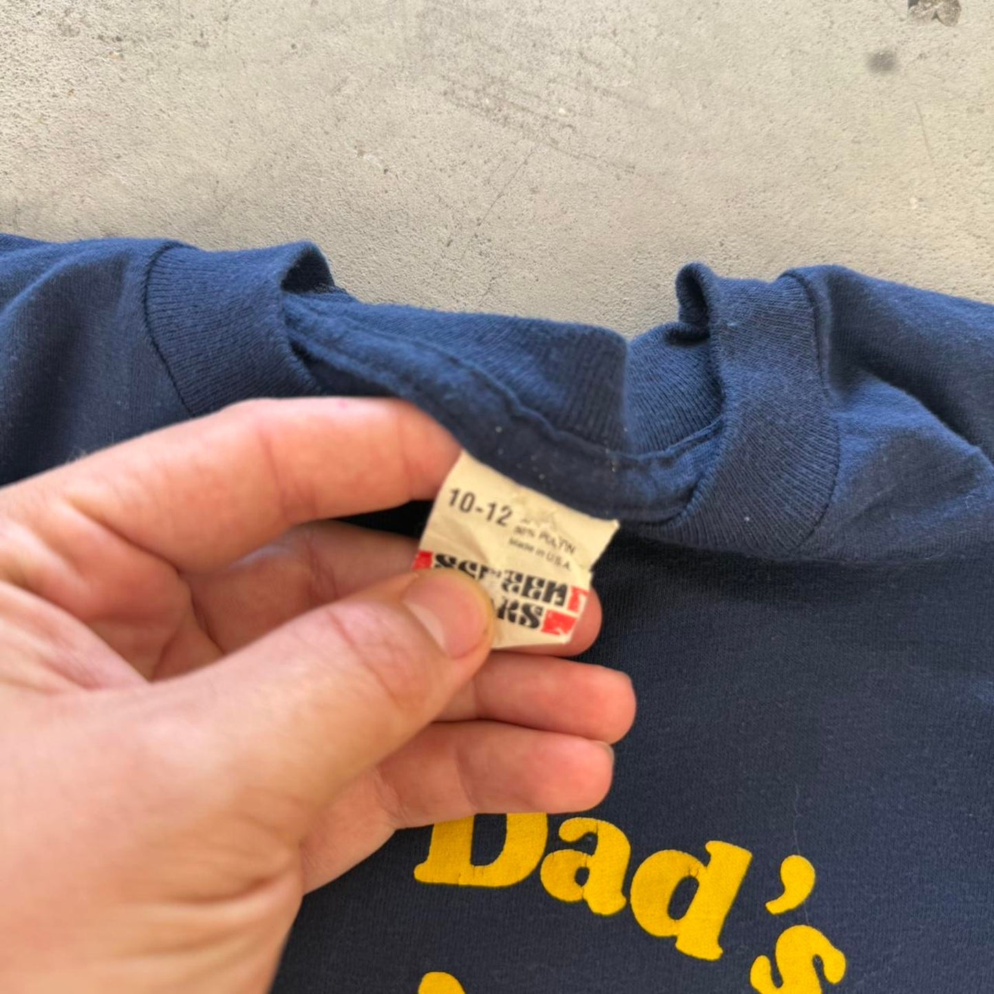 Vintage 80s My Dads a Vietnam Vet T-Shirt - Kids 10-12